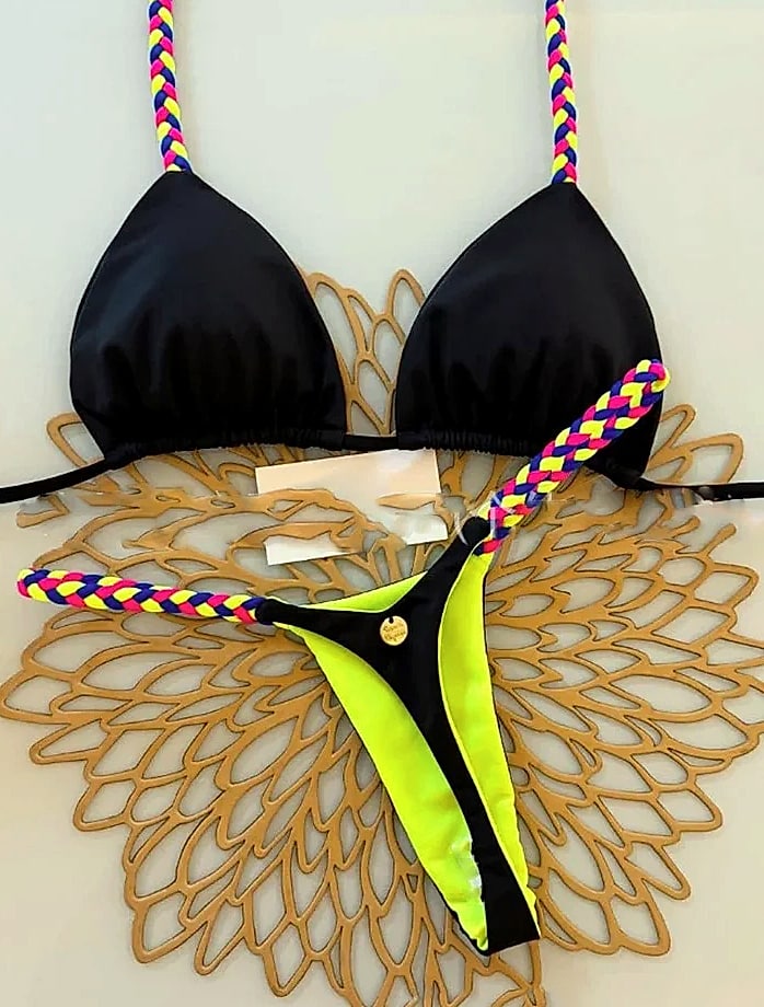 Women's Micro Bikini Brazilian Thong Beachwear Swimsuit — package contents
