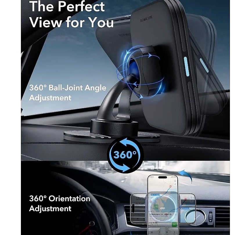 ESR 15W Magnetic Wireless Car Charger with MagSafe Air Vent — build progress