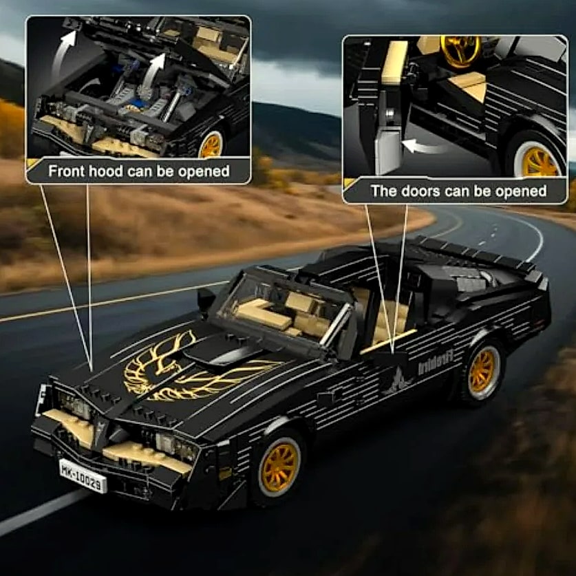 Mould King Classic Supercar MOC Building Blocks Kit — close-up details