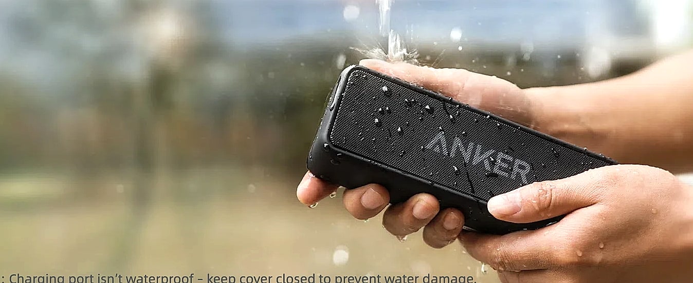 Soundcore 2 Portable Bluetooth Speaker, IPX7 Waterproof — assembled view