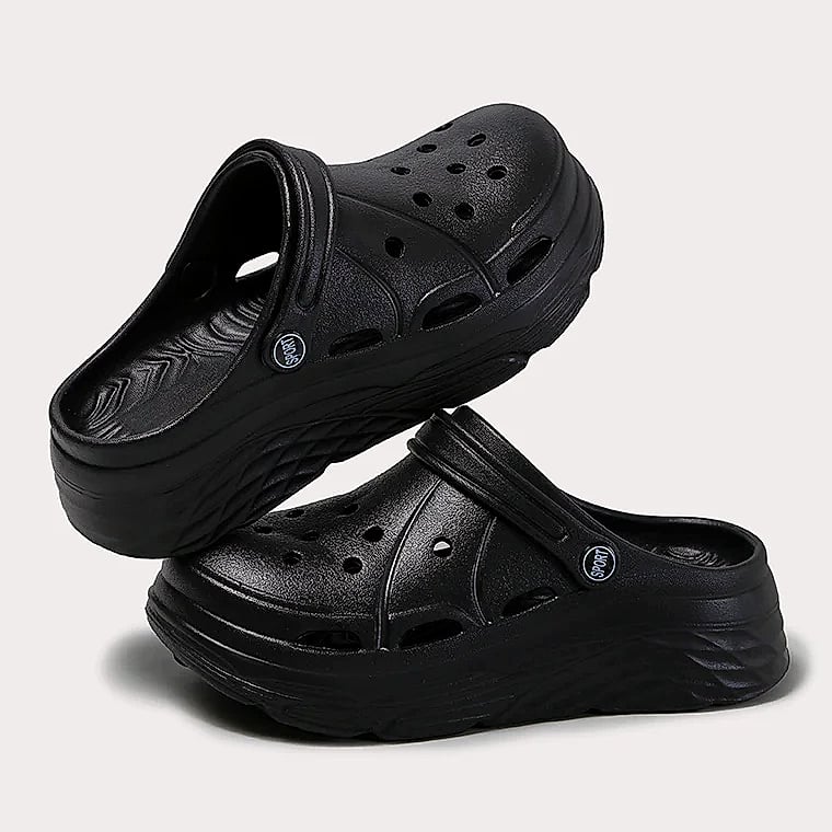 Women's Platform Sandals Thick Sole Eva Clogs Garden Shoes — close-up details