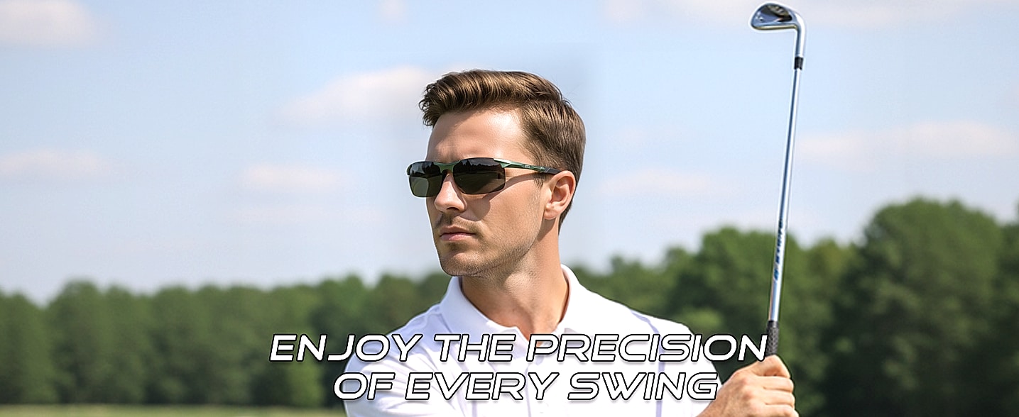 ATTCL Polarized Sunglasses Men Sports Wrap Around UV — scale reference