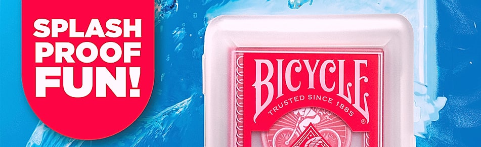 Bicycle Standard Playing Cards, Poker Size, Red & Blue — close-up details