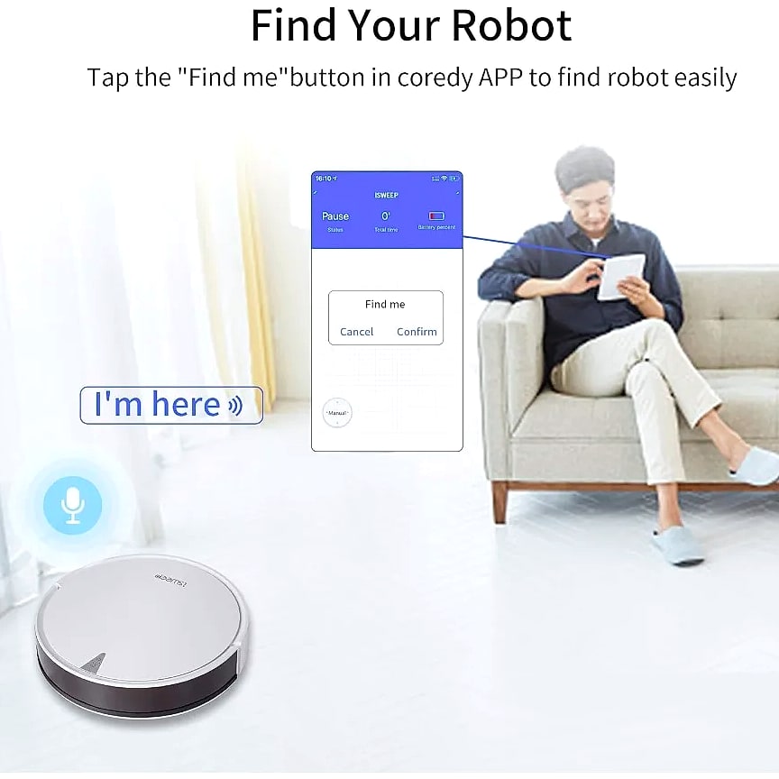 SHXI X5 Robot Vacuum and Mop Cleaner 2000Pa Suction — feature highlights