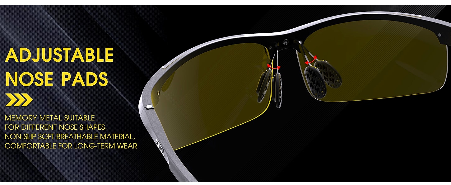 ATTCL Polarized Sunglasses Men Sports Wrap Around UV — feature highlights