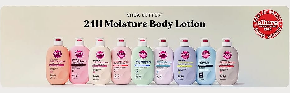 eos Shea Better Vanilla Cashmere Body Lotion, 16 fl oz — package contents