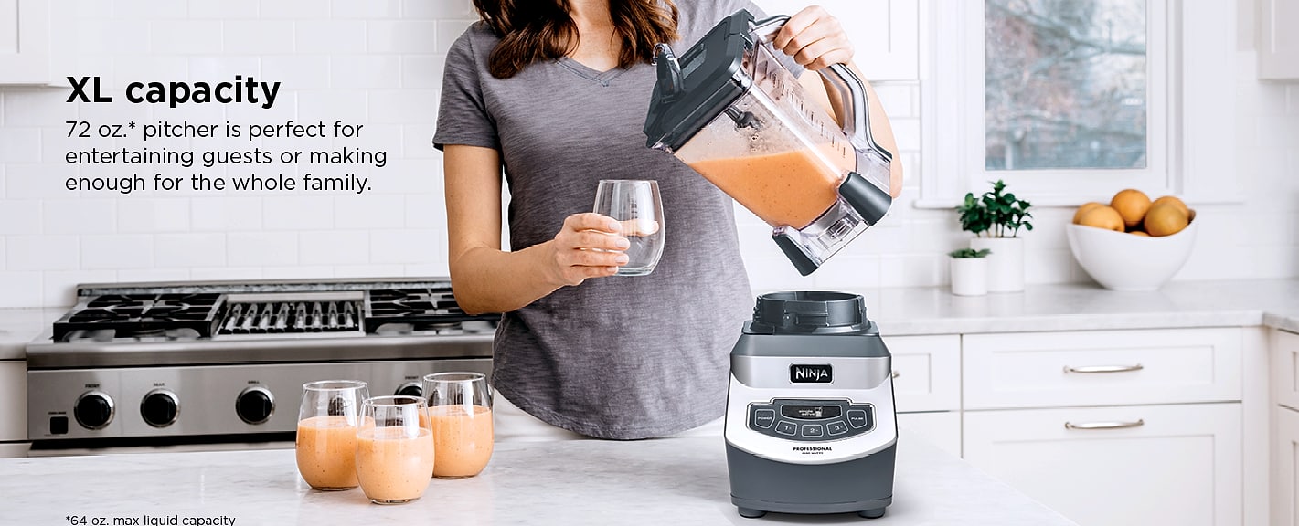 Ninja BL660 Professional Blender 1100W Ice Crusher — scale reference