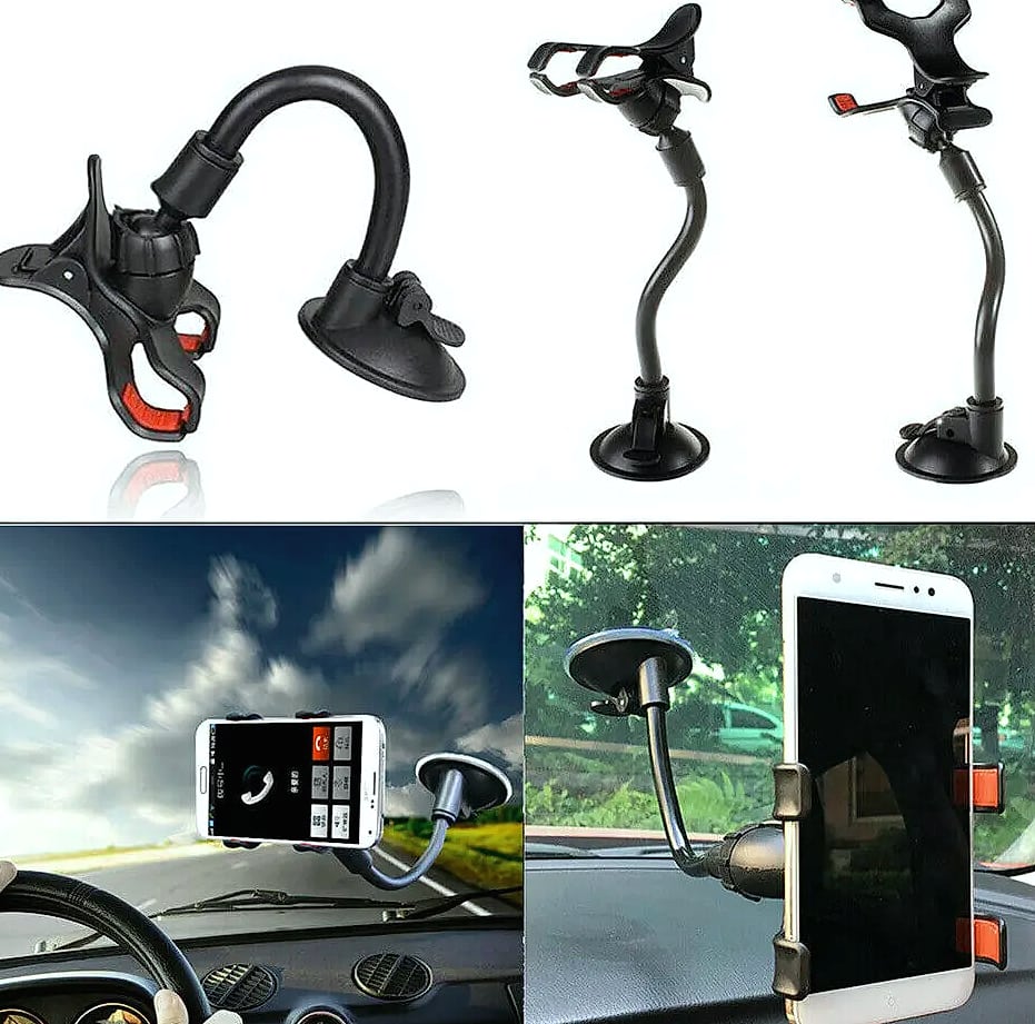 360 Degree Car Windshield Mount Phone Holder Suction Cup — close-up details