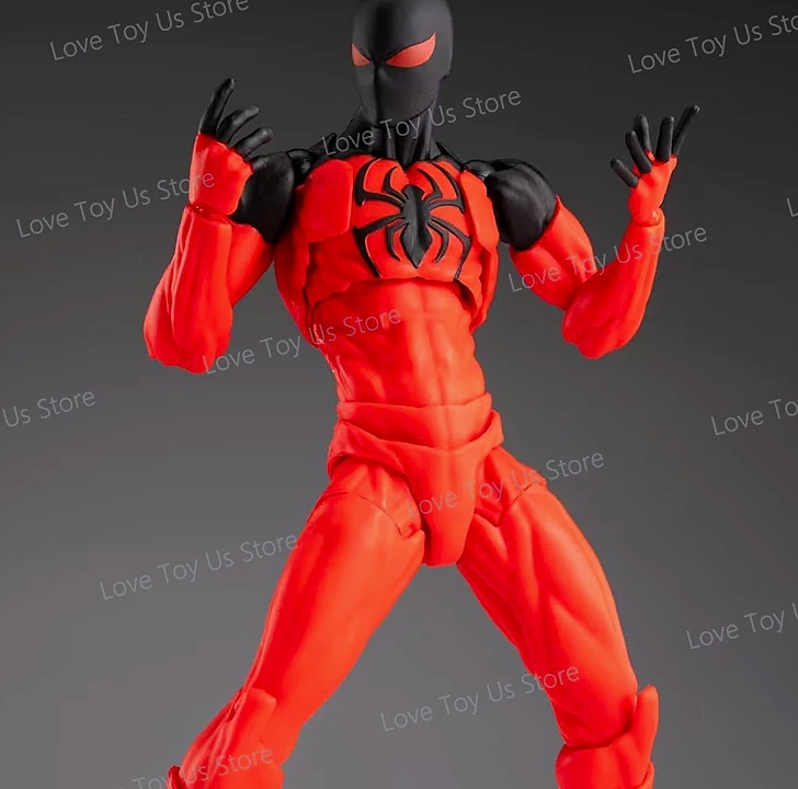 Bandai Spider-Man Symbiote Action Figure Black Suit — close-up details