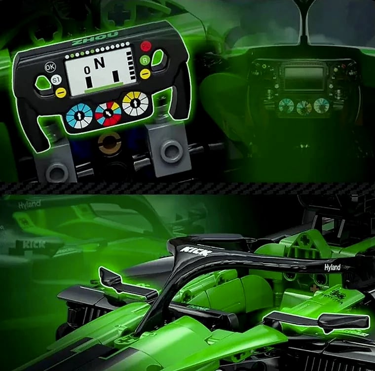 Technical KICK SAUBER F1 C44 Sports Model Car Set,1:8 — size comparison