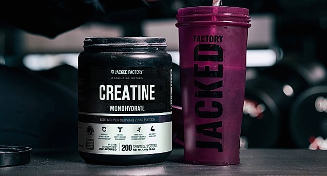 Jacked Factory Creatine Monohydrate Powder 425g Supplement — feature highlights