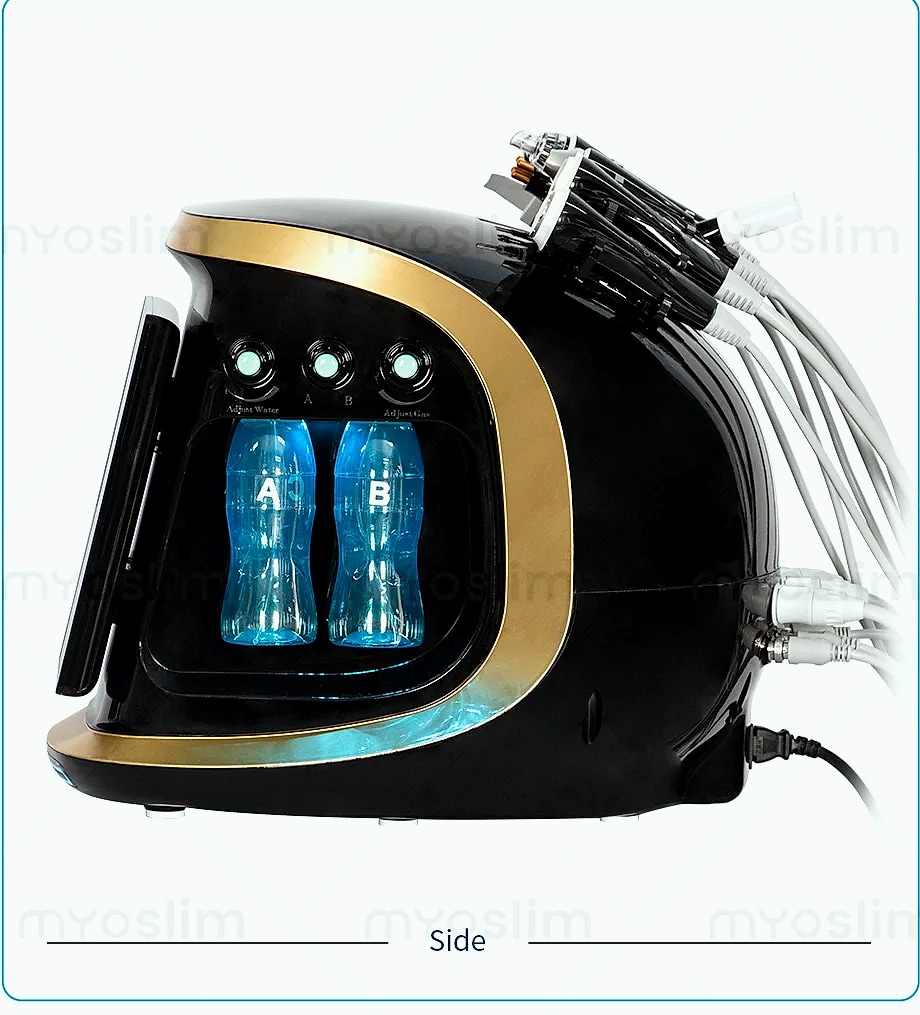 Myoslim 7-in-1 Hydra Dermabrasion Machine Aqua Peeling — side view