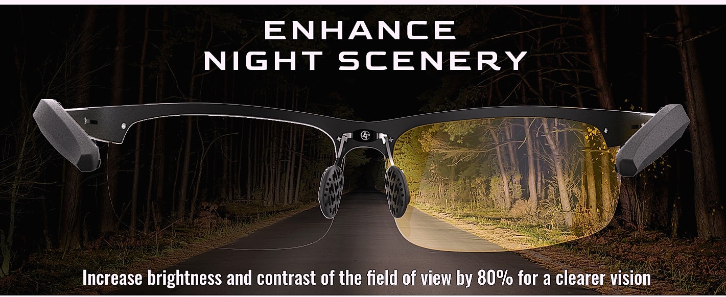 ATTCL Polarized Sunglasses Men Sports Wrap Around UV — parts overview