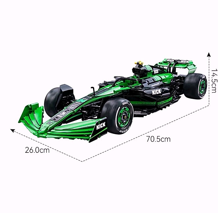 Technical KICK SAUBER F1 C44 Sports Model Car Set,1:8 — assembled view