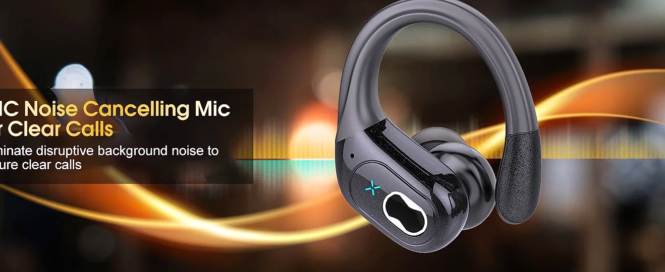GDLYL HD65 TWS Sports Earbuds Bluetooth 5.4 Wireless — side view