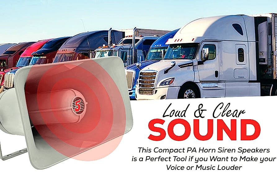 5Core PA Speaker 10 Inch 200W Horn Loudspeaker — package contents