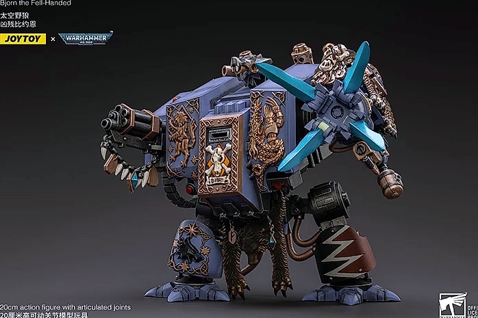 JOY TOY Warhammer 40K Space Wolves Bjorn Fell-Handed 1/18 — feature highlights