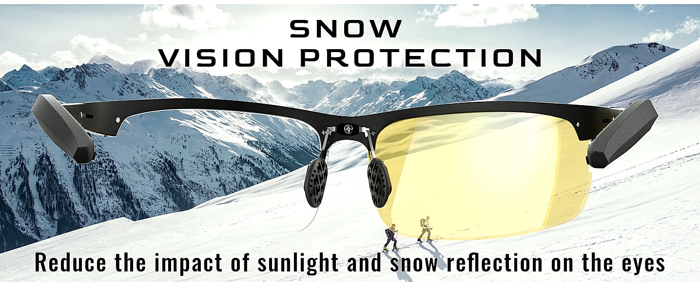 ATTCL Polarized Sunglasses Men Sports Wrap Around UV — interior detail