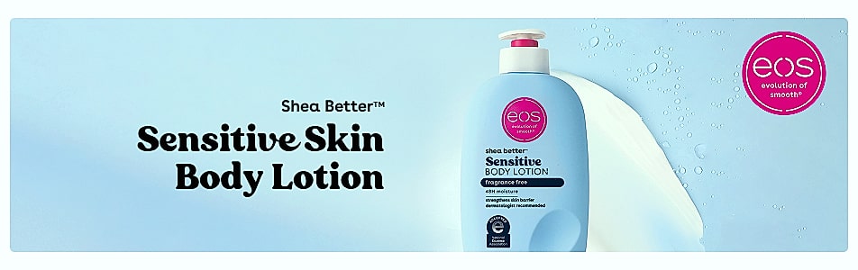 eos Shea Better Vanilla Cashmere Body Lotion, 16 fl oz — feature highlights