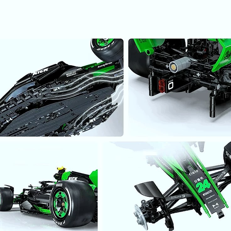 Technical KICK SAUBER F1 C44 Sports Model Car Set,1:8 — package contents