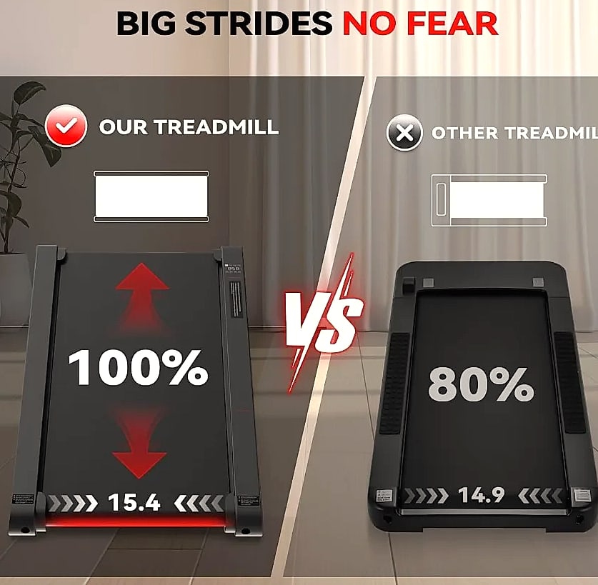 4-in-1 Vibration Walking Pad with App Control — parts overview