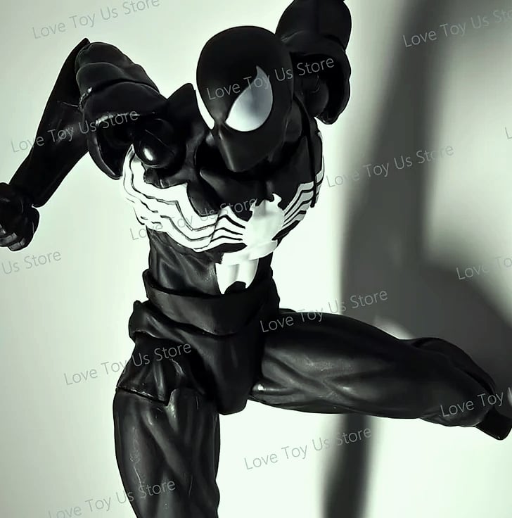 Bandai Spider-Man Symbiote Action Figure Black Suit — close-up details