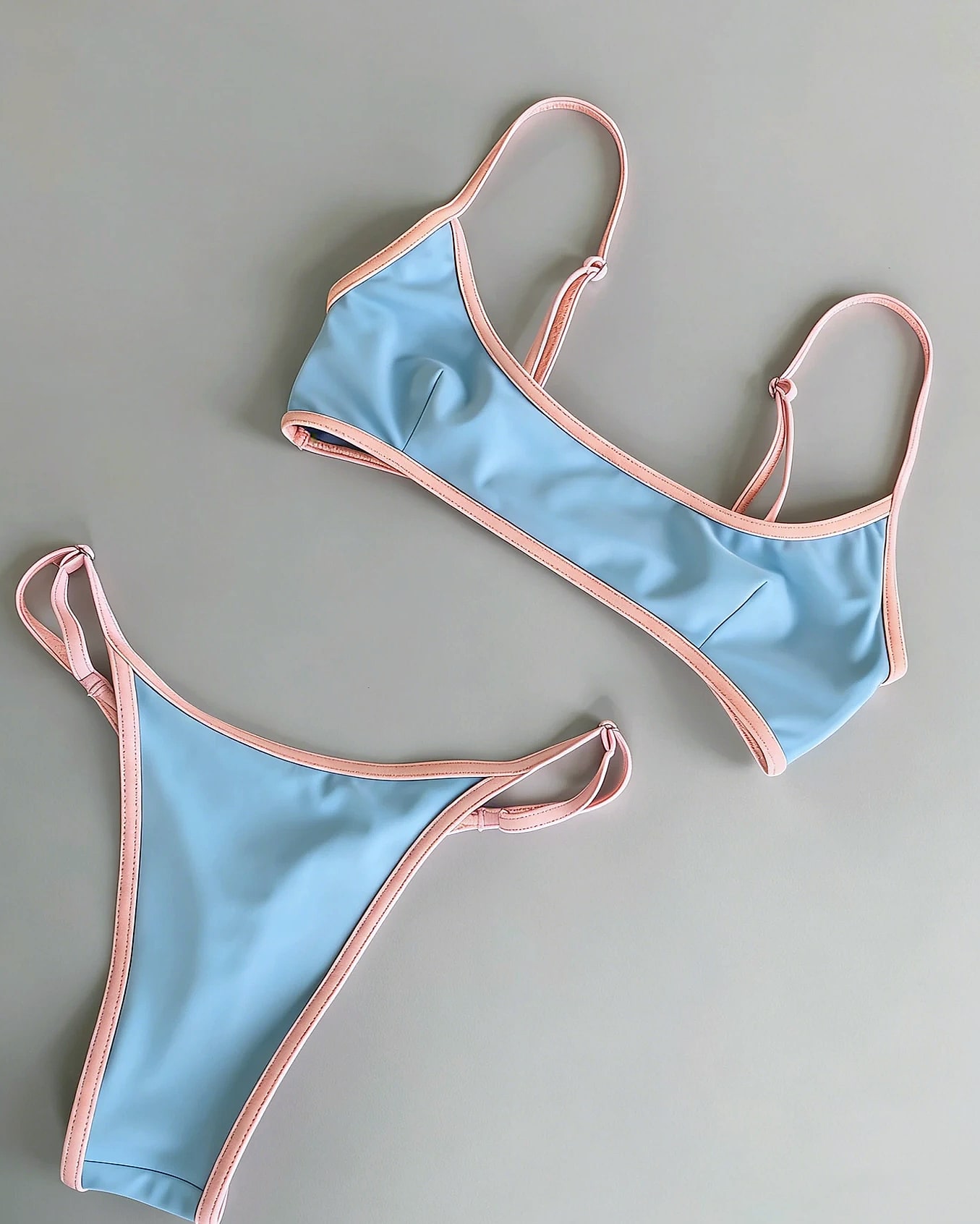 WAVECHO Women's Bikini Set with Chain Detail Swimwear — close-up details