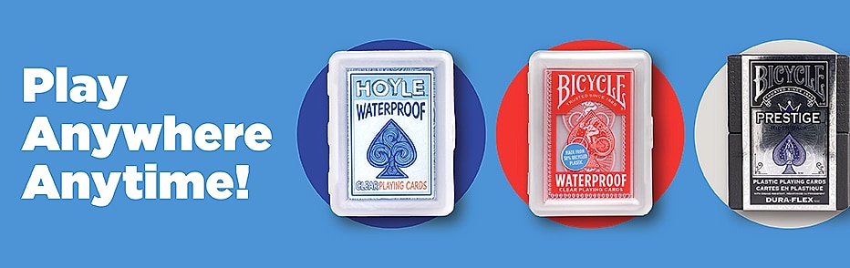 Bicycle Standard Playing Cards, Poker Size, Red & Blue — feature highlights