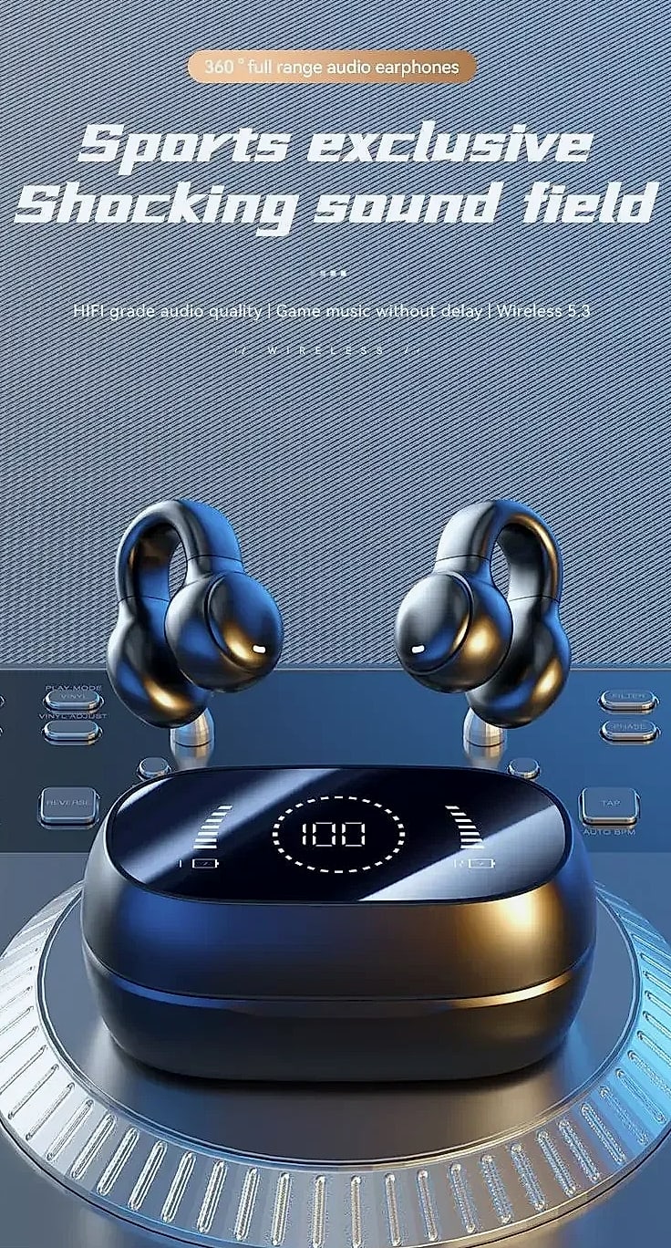 KaiAqua X51 Wireless Earbuds Bone Conduction Bluetooth — package contents
