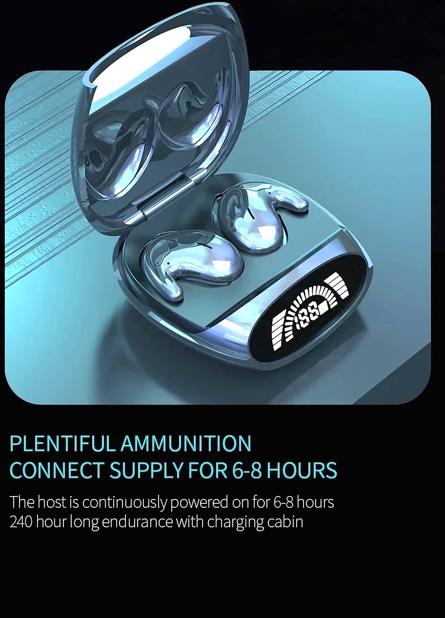 AyeBeau Wireless Bluetooth 5.3 Earbuds Noise Cancelling TWS — assembled view