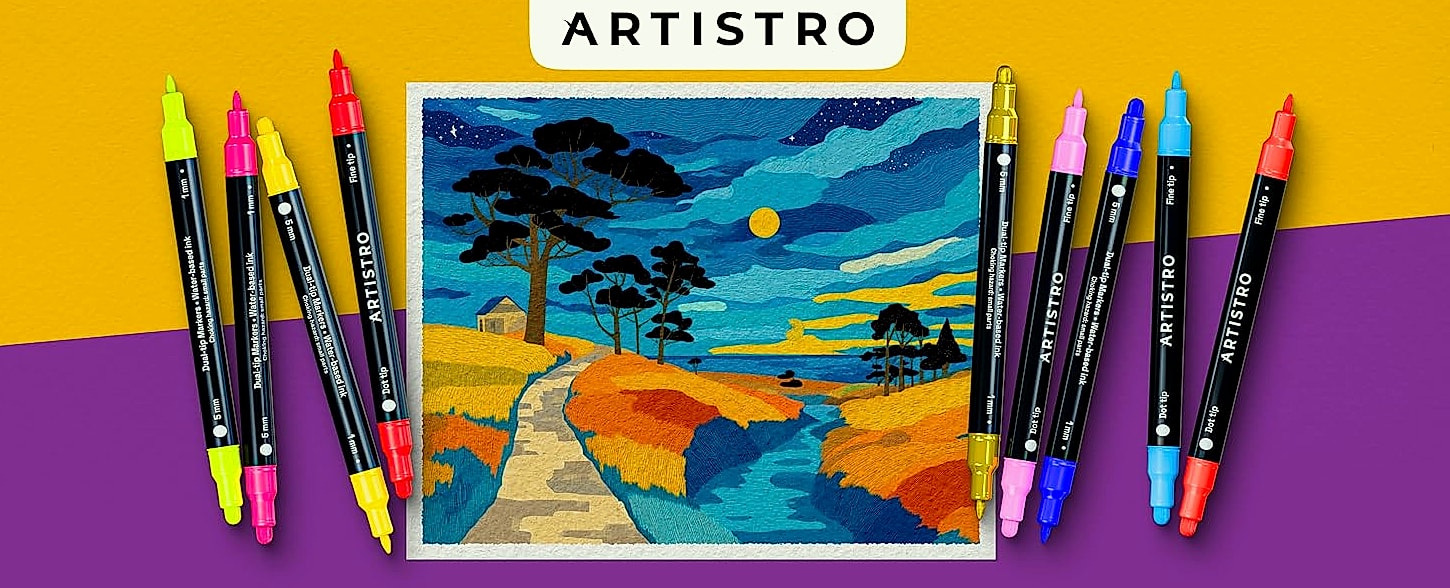 ARTISTRO 36 Dual-Tip Acrylic Paint Markers for Art and — build progress
