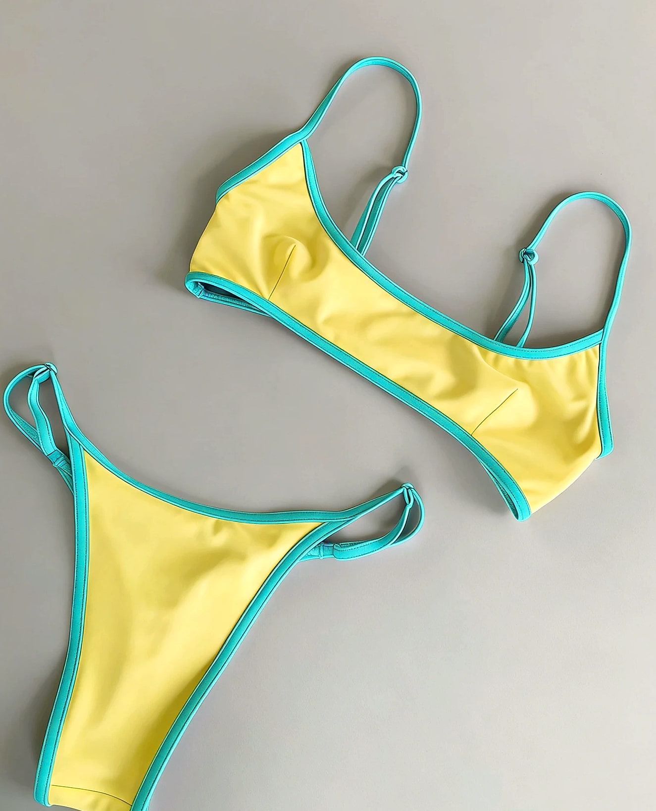 WAVECHO Women's Bikini Set with Chain Detail Swimwear — package contents