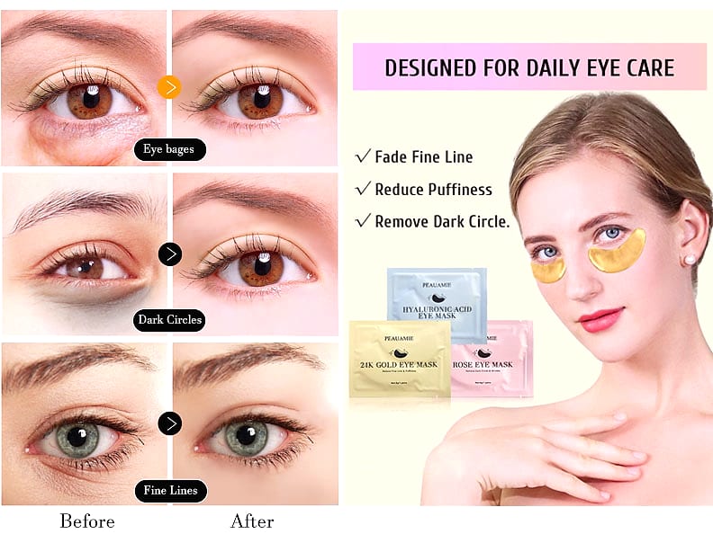 PEAUAMIE Under Eye Patches Gold Hyaluronic Acid 30 Pairs — build progress