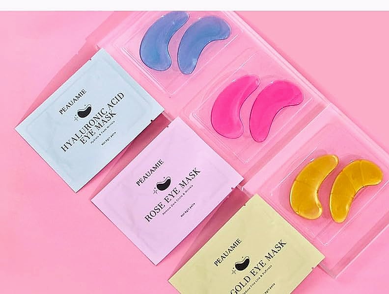 PEAUAMIE Under Eye Patches Gold Hyaluronic Acid 30 Pairs — interior detail