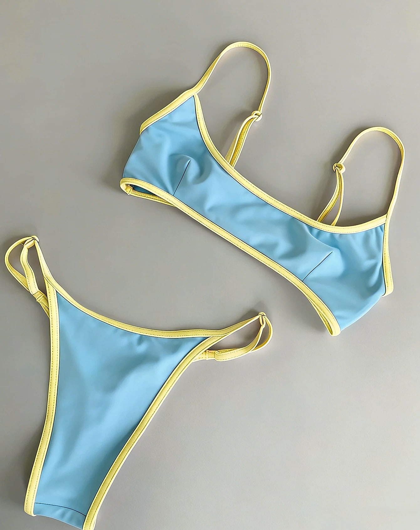 WAVECHO Women's Bikini Set with Chain Detail Swimwear — parts overview