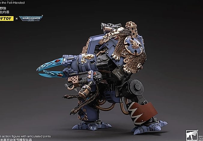 JOY TOY Warhammer 40K Space Wolves Bjorn Fell-Handed 1/18 — size comparison