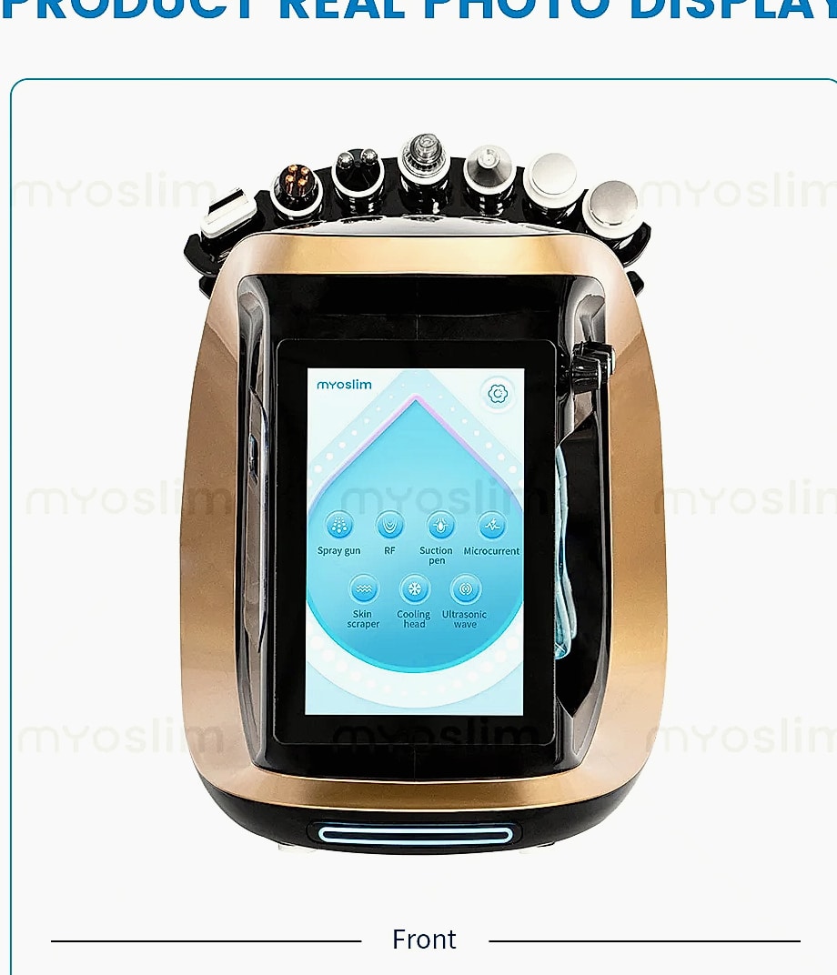 Myoslim 7-in-1 Hydra Dermabrasion Machine Aqua Peeling — scale reference