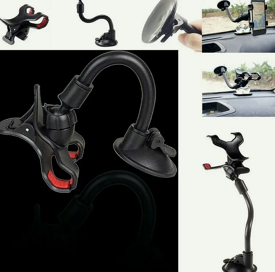 360 Degree Car Windshield Mount Phone Holder Suction Cup — package contents