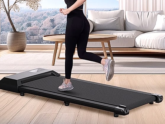 Superun 2.5HP Treadmill Walking Pad Home Fitness Machine — assembled view