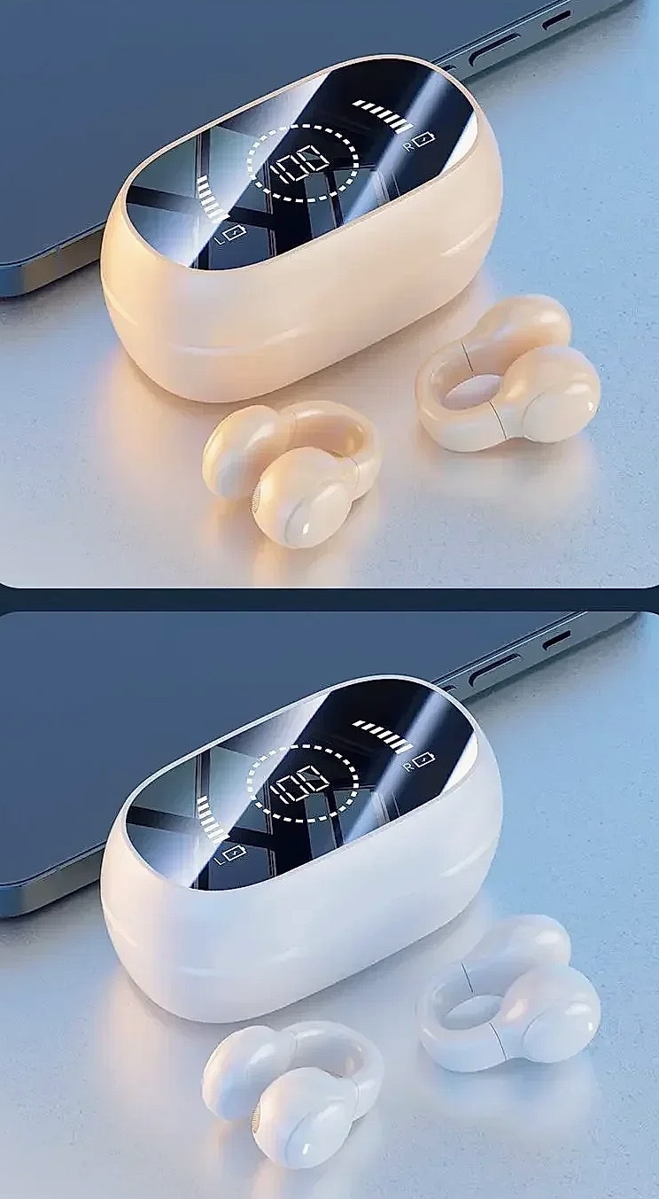KaiAqua X51 Wireless Earbuds Bone Conduction Bluetooth — close-up details