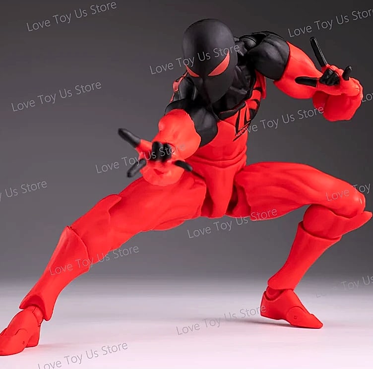 Bandai Spider-Man Symbiote Action Figure Black Suit — scale reference