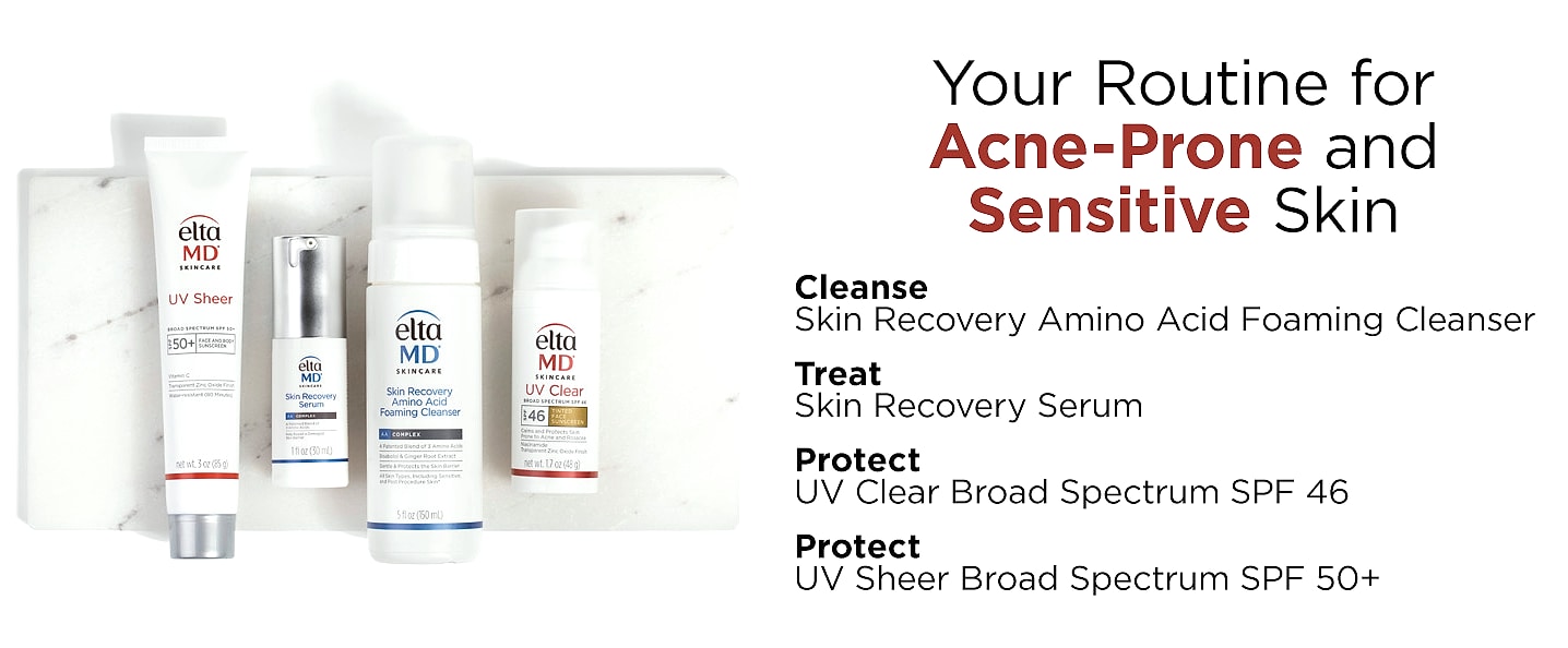 EltaMD UV Clear Face Sunscreen SPF 46 Oil-Free Sunscreen — close-up details