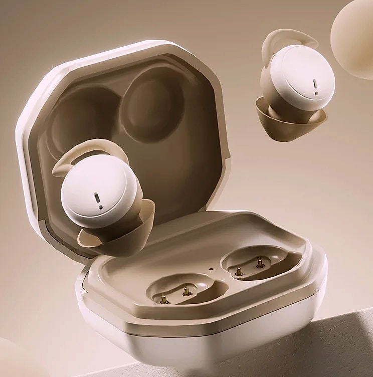 AyeBeau Mini Wireless Bluetooth Earbuds TWS Headset — side view
