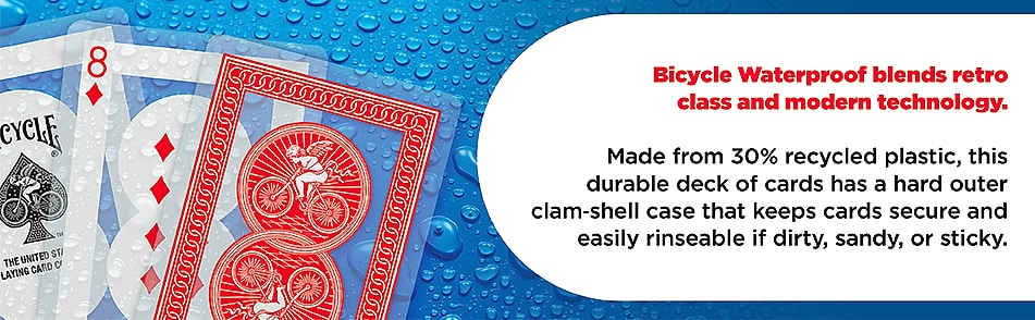 Bicycle Standard Playing Cards, Poker Size, Red & Blue — scale reference