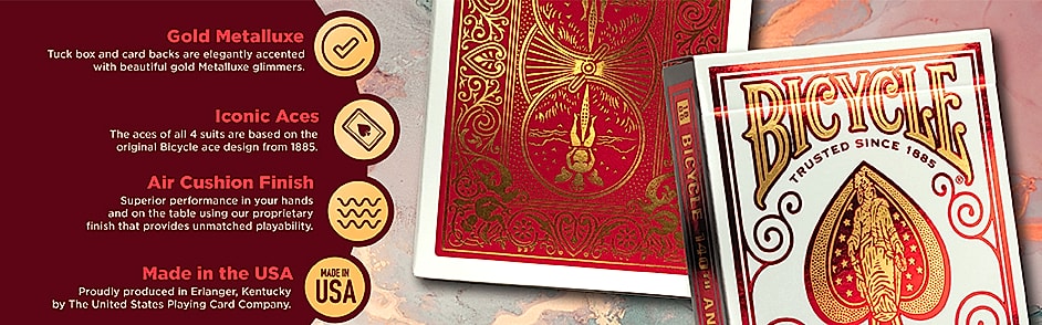 Bicycle Standard Playing Cards, Poker Size, Red & Blue — parts overview