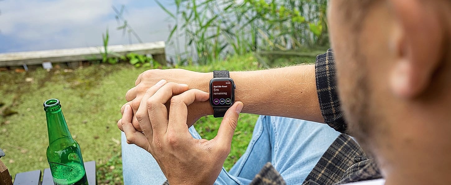 MEATER Plus Smart Bluetooth Meat Thermometer for Grill — scale reference