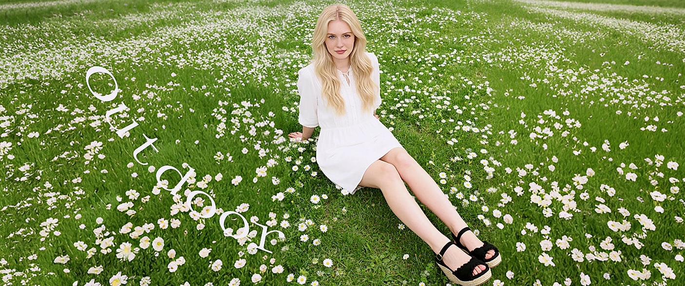 JOY IN LOVE Platform Wedge Sandals with Ankle Strap — assembled view