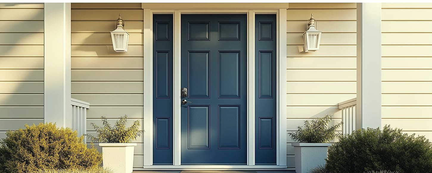 Veise Keyless Entry Door Lock with Lever Handles Digital — interior detail