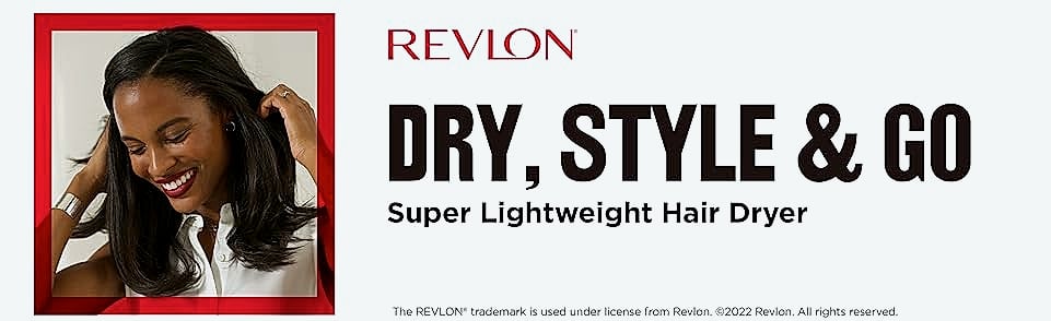 Revlon Essentials 1875W Compact Hair Dryer for Travel — package contents