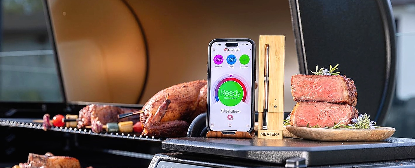 MEATER Plus Smart Bluetooth Meat Thermometer for Grill — package contents